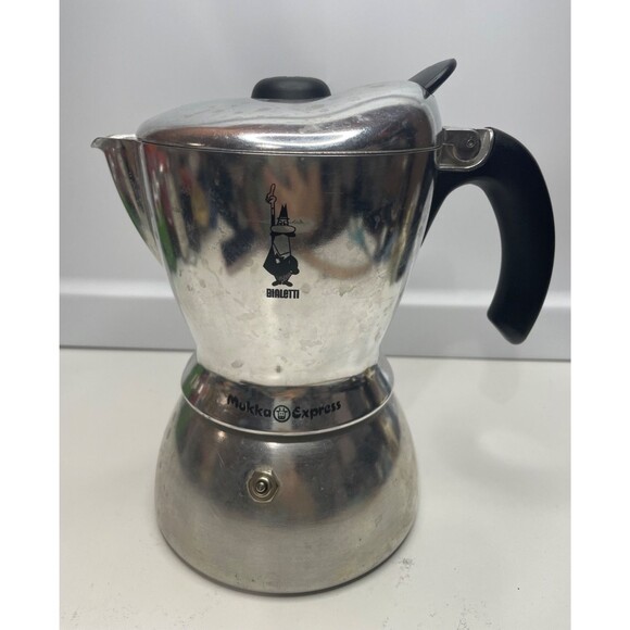 Bialetti Mukka Express Cappuccino Stovetop Maker Coffee espresso aluminum F24 - Picture 1 of 13